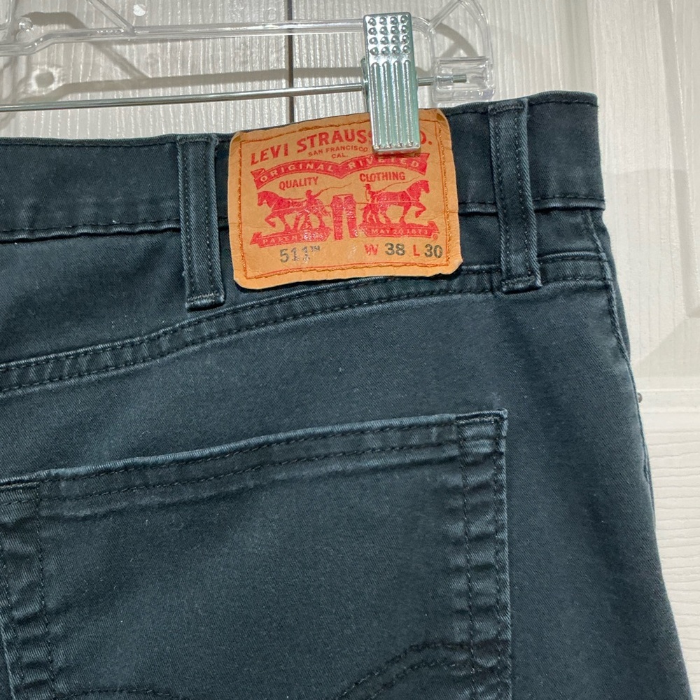 🤎 Levi’s 511 Navy Blue 5-Pocket Pants - 38 x 30 - Picture 5 of 7